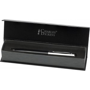 Charles Dickens golystoll, fekete/ezst