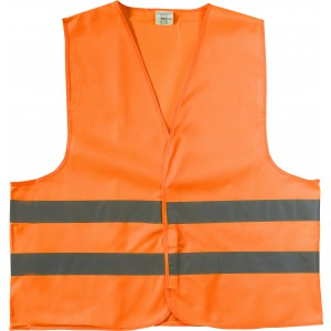 Fnyvisszaver biztonsgi mellny, narancs, XL