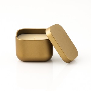 Gyertya van�lia illattal, arany