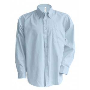 Kariban Easy Care hosszujj ing, Oxford Blue