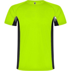 Roly Shanghai r�vid ujj� f�rfi sportp�l�, fluor green, solid black