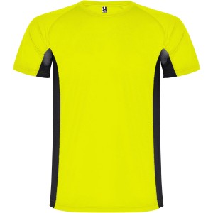 Roly Shanghai r�vid ujj� f�rfi sportp�l�, fluor yellow, solid black