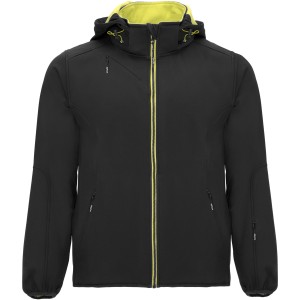 Roly Siberia uniszex softshell dzseki, Solid black (dzseki)