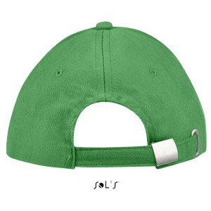 Sols Buffalo 6 paneles baseballsapka, Kelly Green/White