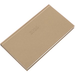 Standard zsebnapt�r - fekv� drapp