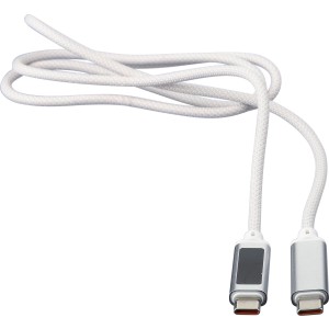 T�lt�k�bel, nylon, 65W, feh�r